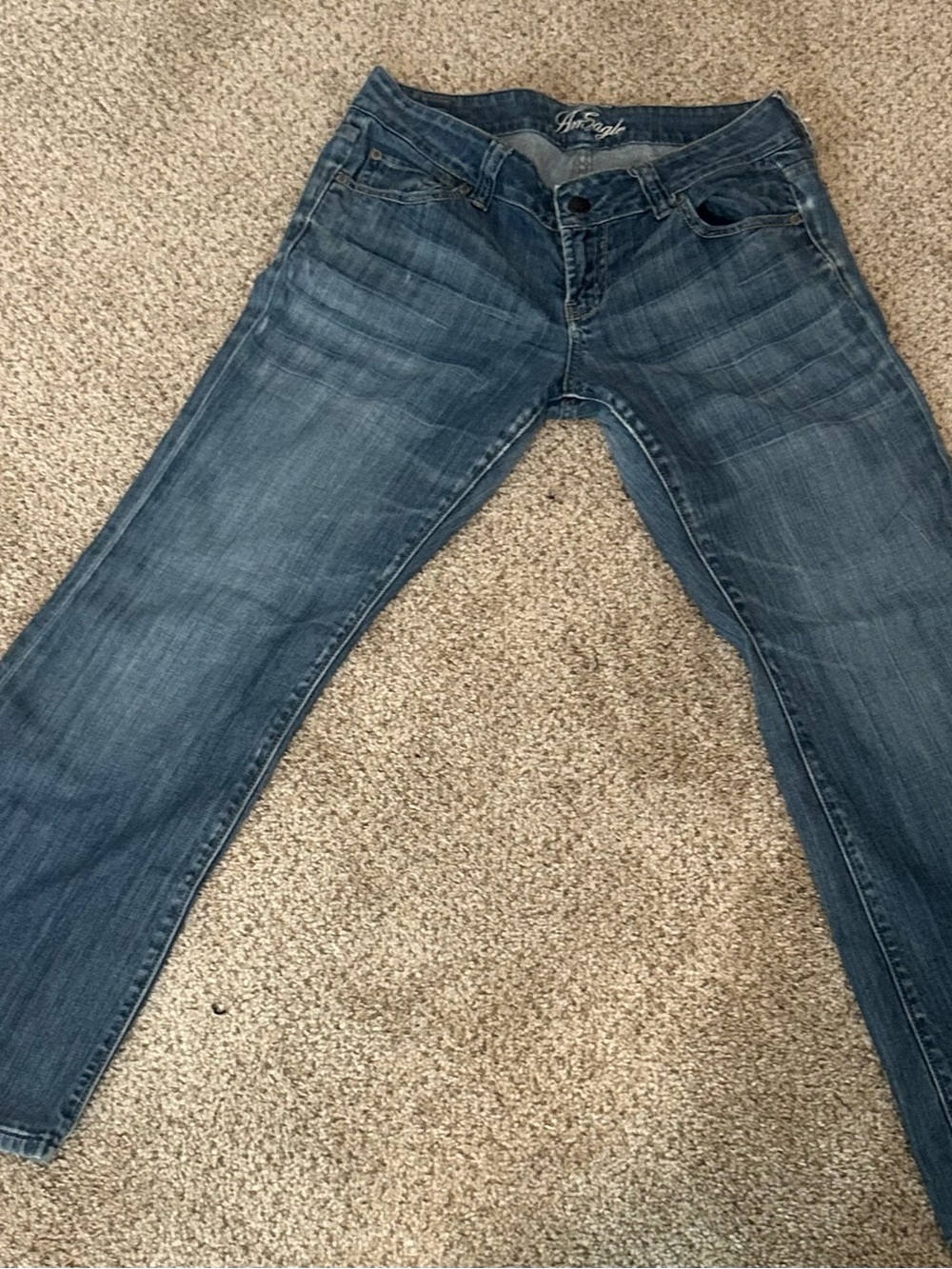 American Eagle Outfitters Women’s Medium Blue Boyfriend Jeans size 10